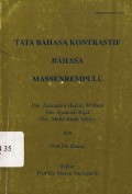 Tata bahasa kontrastif bahasa Massenrempulu