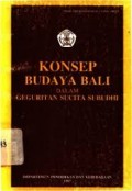 Konsep budaya Bali dalam geguritan sucita subudhi