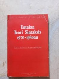 Untaian Teori Sintaksis 1970-1980an