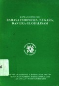 Bahasa Indonesia, Negara, dan Era Globalisasi