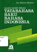 Garis-garis besar tatabahasa baku bahasa Indonesia