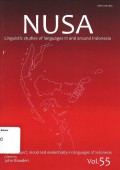 Tense, Aspect, Mood and evidentiality in languanges of Indonesia. Nusa: Linguistic studies of languages in and around indonesia Vol. 55, 2013