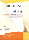 Prosiding kongres internasional bahasa-bahasa daerah Sulawesi Selatan tahun 2007