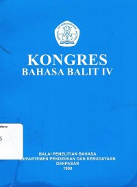 Kongres bahasa Bali IV