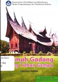 Rumah gadang yang tahan gempa