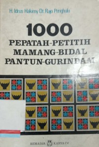 1000 pepatah-petitih-mamang-bidal-pantun-gurindam