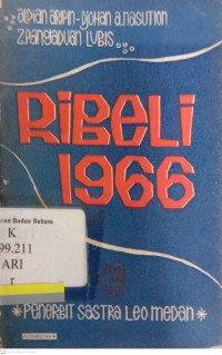 Ribeli 1966: tiga kumpulan puisi