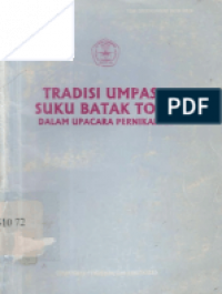 Tradisi Umpasa Suku Batak Toba dalam Upacara Pernikahan