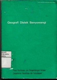 Geografi dialek Banyuwangi