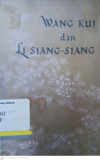 Wang Kui dan Li Siang-Siang