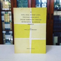 Asal - Usul Konsep Jawa Tentang Mancapat, Dalam Hubungan Dengan Sistim-Sistim Klasfikasi Primitif