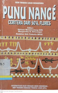 Punu nangé: ceritera dari So'a, Flores