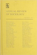 Annual review of sociology