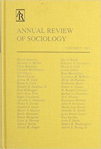 Annual review of sociology