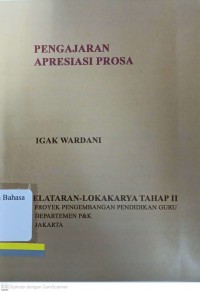 Pengajaran apresiasi Prosa