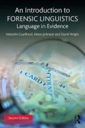 An introduction to forensic linguistics language in evidence