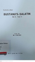 Bustanu's-salatin bab II