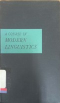 A Course In Modern Linguistics