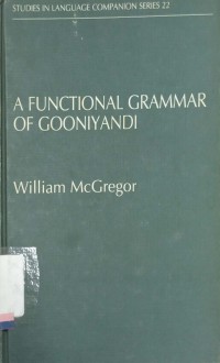 A Functional Grammar of Gooniyandi