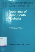 A Grammar of Diyari, South Australia