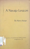 A navajo lexicon