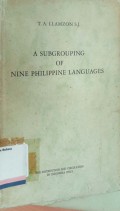 A subgrouping of nine philippine languages