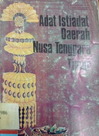 Adat istiadat daerah Nusa Tenggara Timur