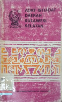 Adat istiadat daerah Sulawesi Selatan