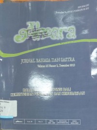 Aksara: jurnal bahasa dan sastra vol. 25