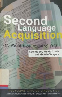 Second language acquisition: An advanced resource book