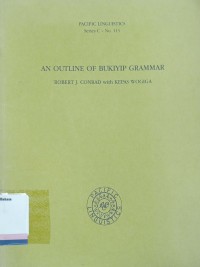 An outline of bukiyip grammar
