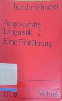 Angewandte linguistik 2 : Eine einfuhrung