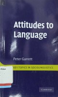 Attitudes to language