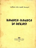 Bahasa-Bahasa di Bekasi