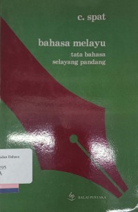 Bahasa Melayu tata bahasa selayang pandang