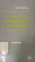 Bahasa dan Ilmubahasa dan Fonoloji