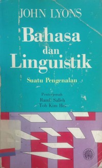 Bahasa dan Linguistik: Suatu Pengenalan