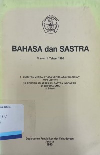 Bahasa dan Sastra Nomor 1 Tahun 1990