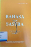 Bahasa dan Sastra Tahun XVIII Nomor 1 1999