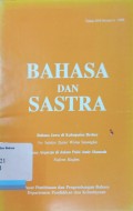 Bahasa dan sastra tahun XVI nomor 6 1998