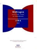 Bijdragen: tot de Taal, Land, en Volkenkunde 158.4; 2002