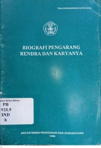 Biografi pengarang Rendra dan karyanya