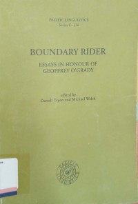 Boundary rider: essays in honour of geoffrey o'grady