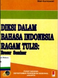 Brosur Seminar: Diksi dalam Bahasa Indonesia Ragam Tulis