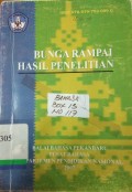 Bunga rampai : Hasil penelitian