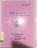 Bunga rampai : Hasil penelitian bahasa dan sastra