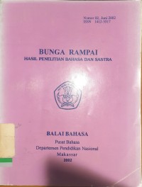 Bunga rampai : Hasil penelitian bahasa dan sastra