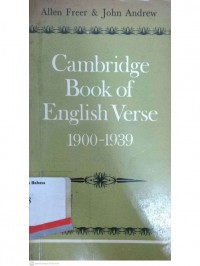 Cambridge book of english verse 1900-1939