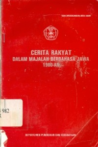 Cerita rakyat dalam majalah berbahasa Jawa 1980-an