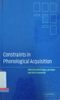 Contraints in phonological acquisition